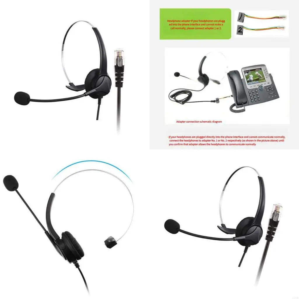 

103F Comfortable Headsets For Telephony 20 40dB Ambients Noise Cancelling Memory Foam Ear Pad Long Wear