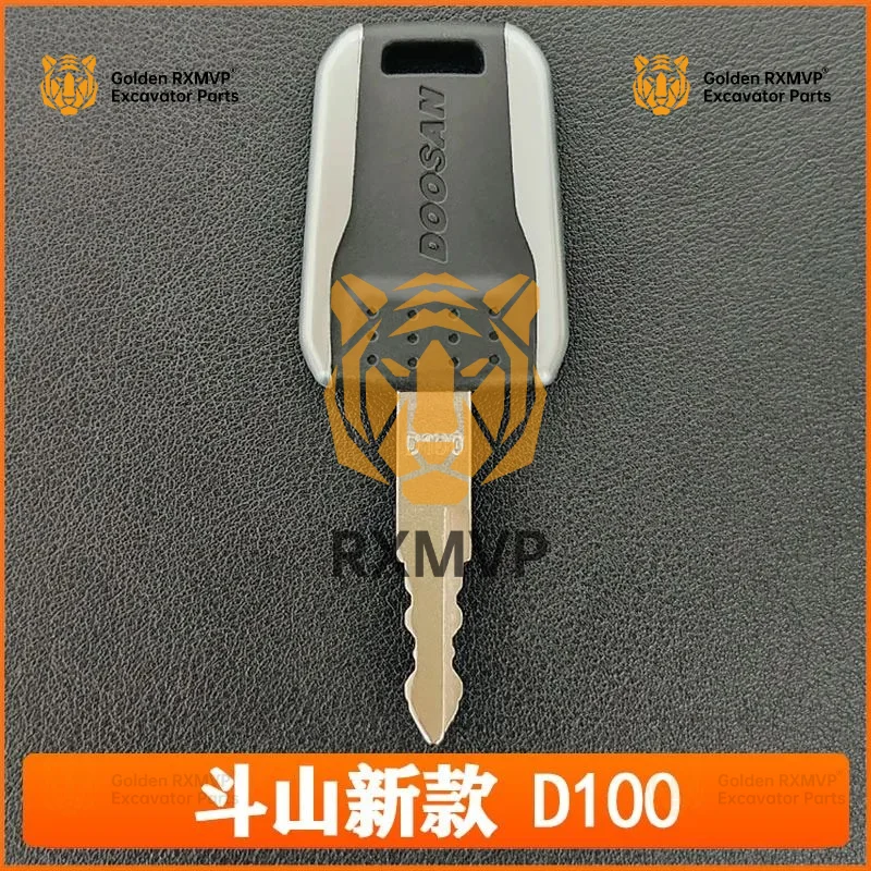 D100 D200 D300 Key For Deawoo Doosan Bobcat Terex Excavator Heavy Equipment Ignition Start Switch Door Lock Fit E80