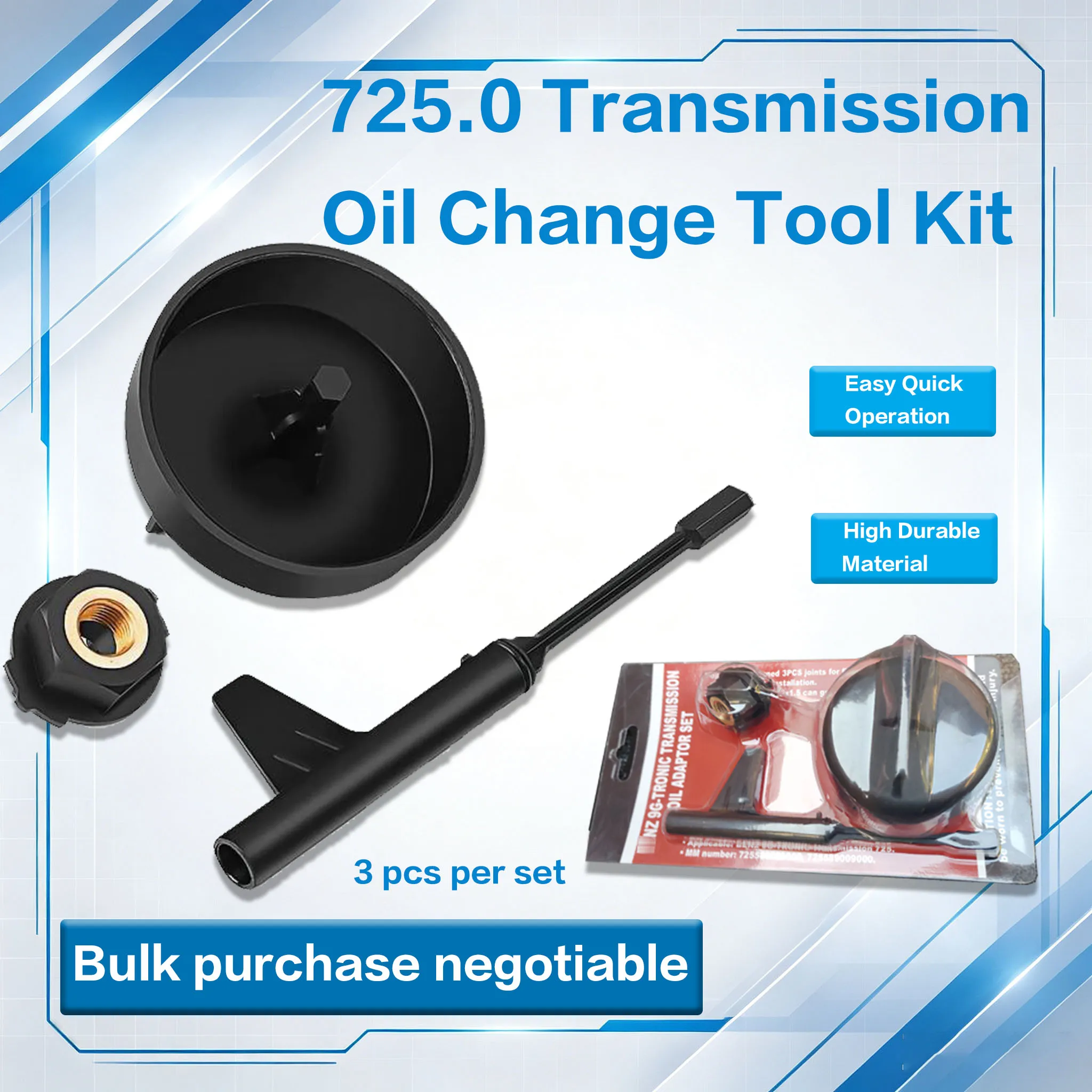 Brand New 3Pcs 725.0 Transmission Oil Change Tool Kit For Mercedes‑Benz C E S GLC GLE Class 2015‑2024 Bulk Purchase Negotiable