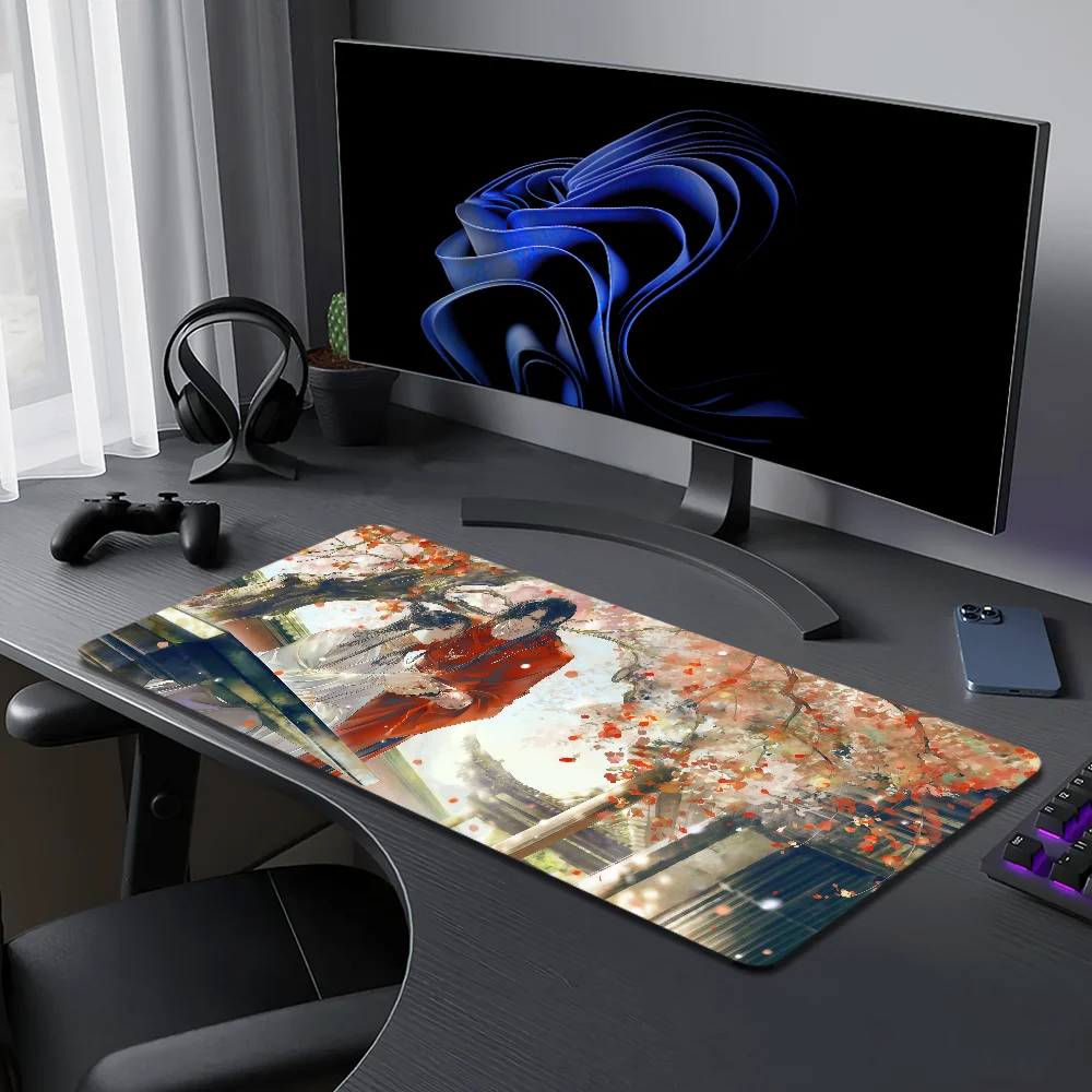 Mouse Blessing Novel Pad Anti-fray Home Custom Ergonomic Office Rubber Large Officials Desk Mat Keyboard PC Heaven Non-slip