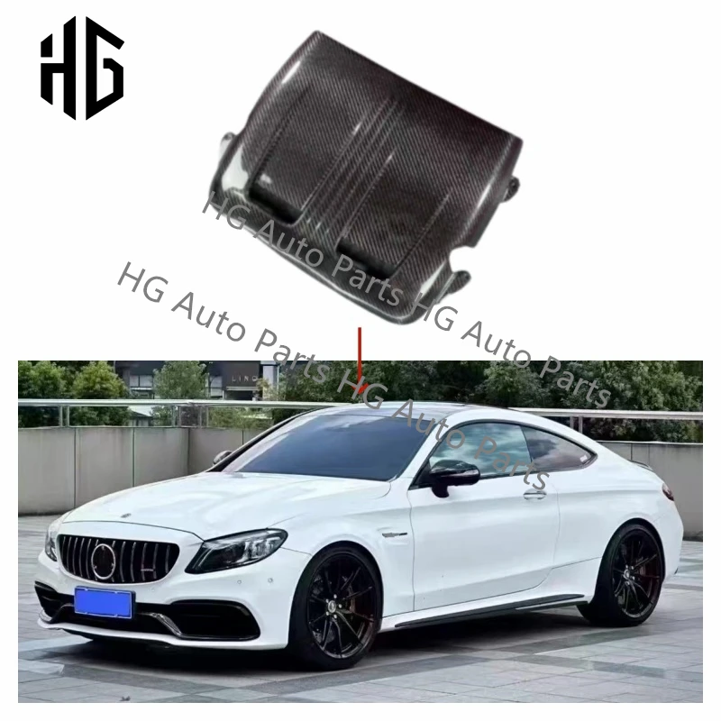 

Good Quality Glossy Carbon Fiber Auto Engine Cover Body Kit For Mercedes AMG GT W205 C63 C300 C200 GLC63 W253 Car Hood Covers