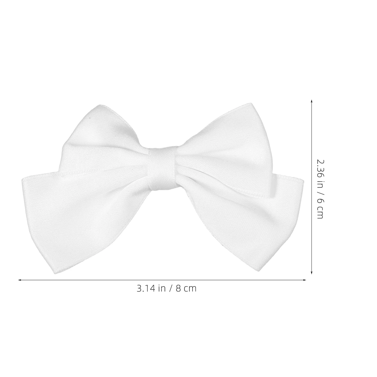 2 Pcs Bridal Shoes Bow Buckle Bride Block Heels for Women Charms Fabric Decorations Wedding