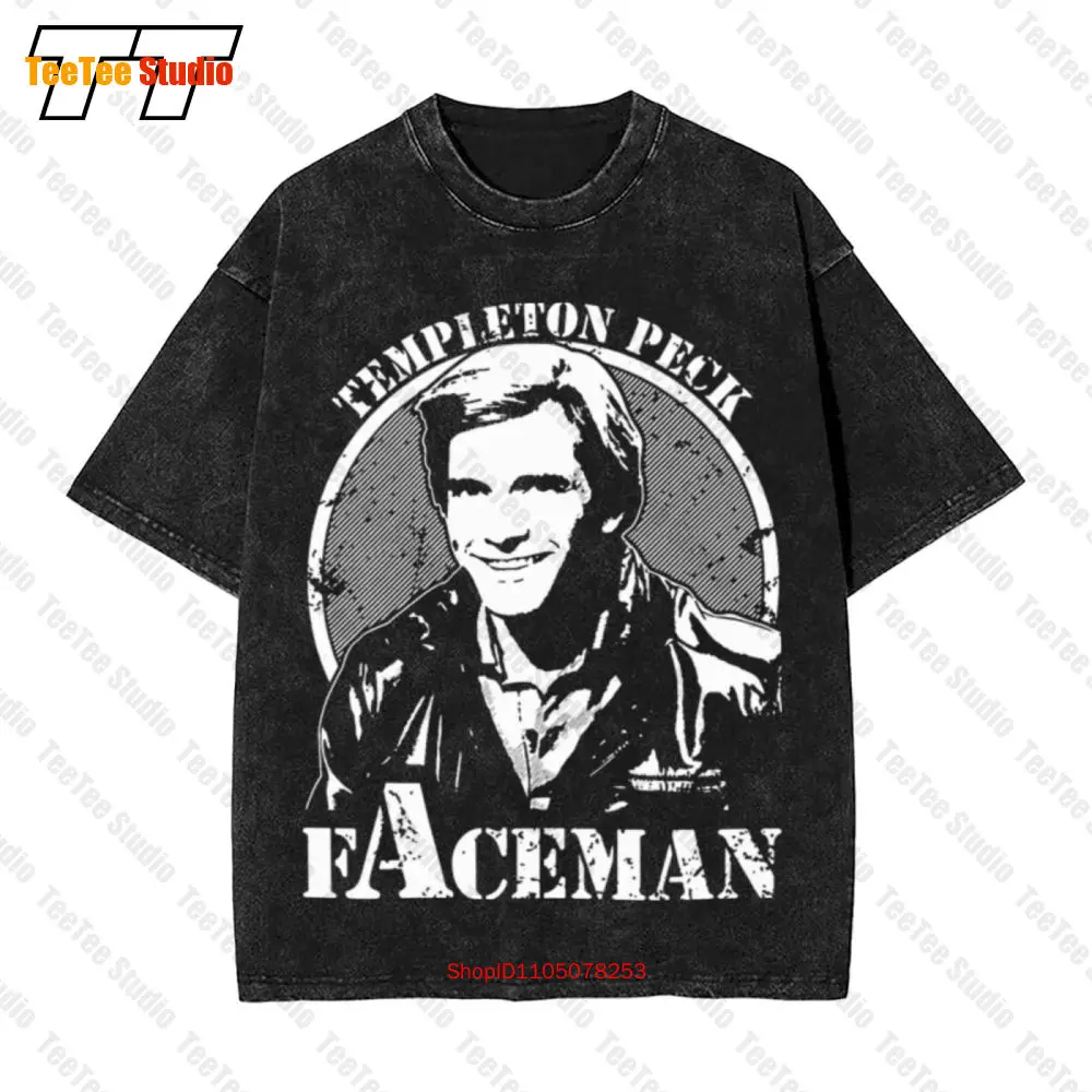Camiseta extragrande vintage del equipo Templeton Peck Faceman 1ELW