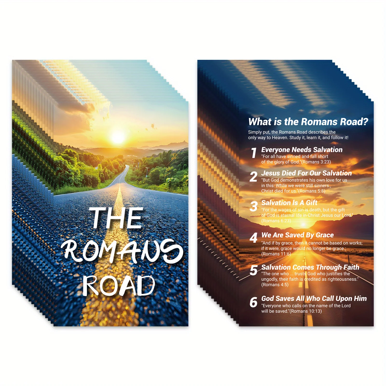100 cartes chrétiennes inspirantes avec versets bibliques pour le partage de la foi et l'encouragement, idéales comme cadeau