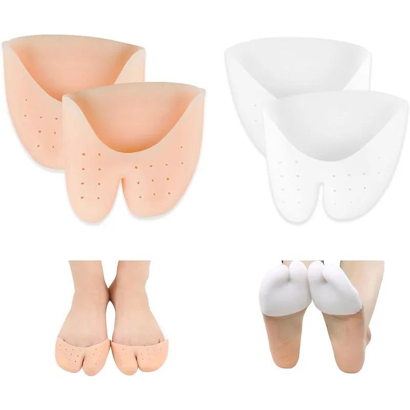 Silicone Pointe High Heel Pad Front Foot Protective Cover Thumb Toe Pain Prevention Toe Set Pad