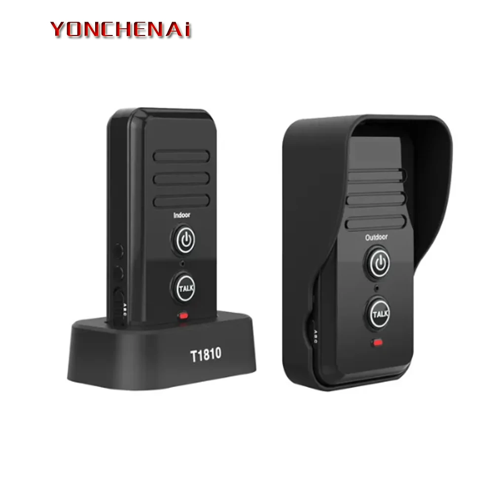 Longer Range Hand Free Two Way Wireless Doorbell Waterproof Home Apartment Intercom Factory Office Intercom System Doorbell