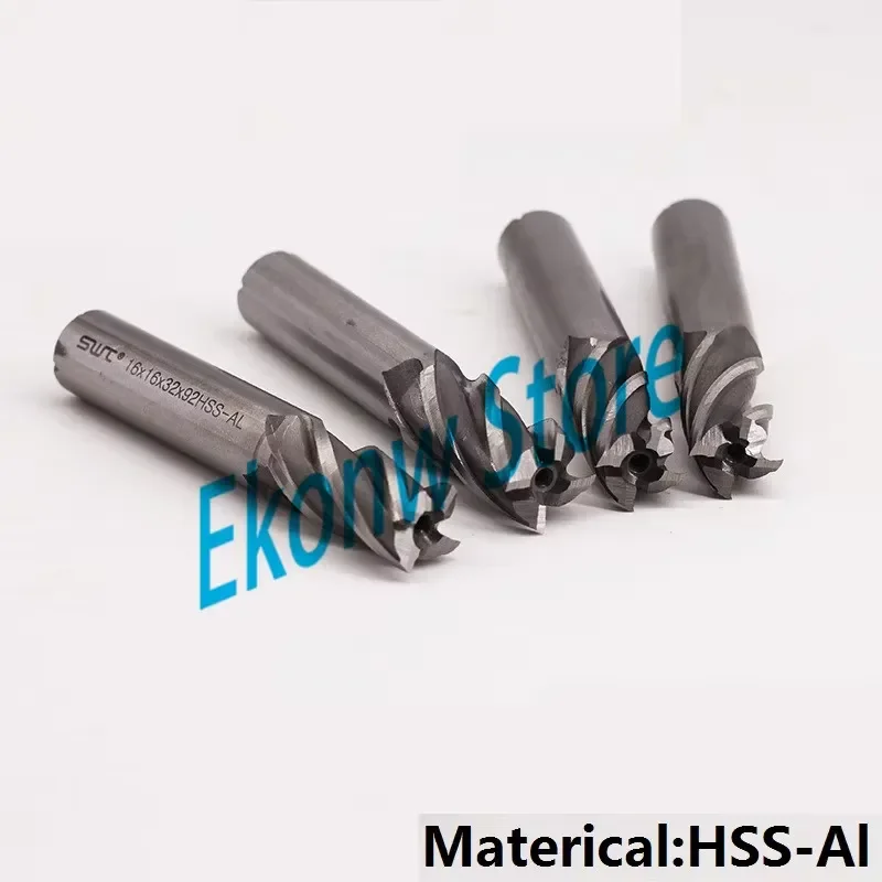 5pcs 7mm 8mm 9mm 10mm 11mm 12mm four Four 4 Flute HSS End Mill Cutter CNC Bit Milling Cutter