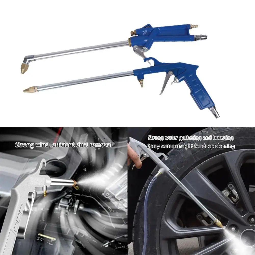 Pneumatic Cleaning Gun High-pressure Spray Gun Elbow Car Gun Nozzle Pneumatic Spray Cleaning Blowing Portable V9g5