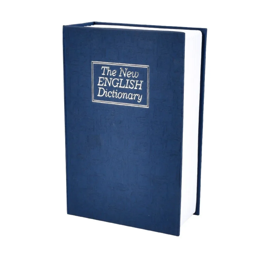 Unisex Book Safe with Mechanical Lock Small Currency And Change Storage Box Disguised as a Regular Book for Discreet Storage