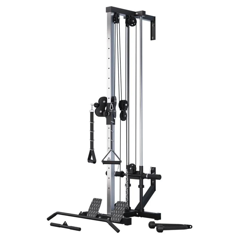 Home Gym Equipment Multi-Function Wall-Mounted Fly Machine High Pulley Lat Pulldown Machine Muscle Shaping Pulley System Pulley
