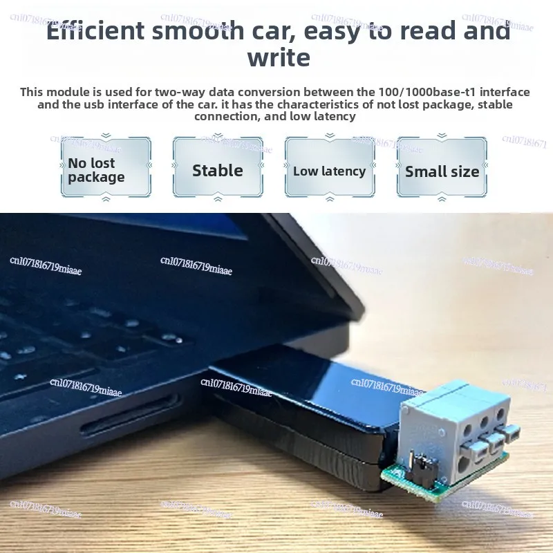 USB إلى إيثرنت للسيارة، 100 متر/جيجابت، محول إيثرنت للسيارة، 100/1000base-T1