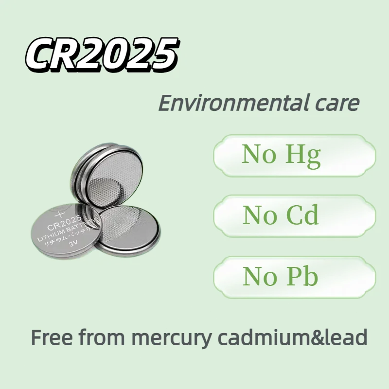 3V CR2025 High Capacity Lithium Button Battery KCR2025 Coin Cell For Car Remote Control Watch Key Fob