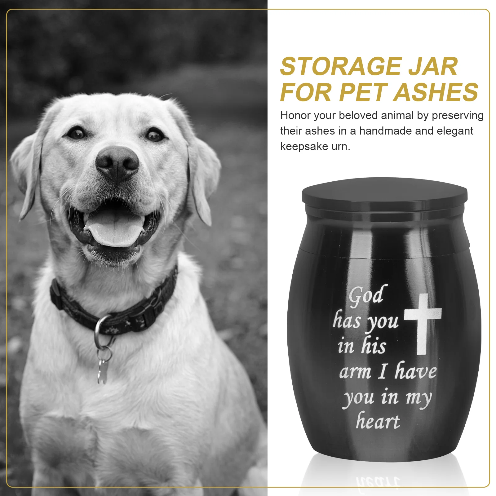 Urne funéraire commémorative pour animaux, petite urne pour cendres, commémorative, précieuse, chat, perroquet