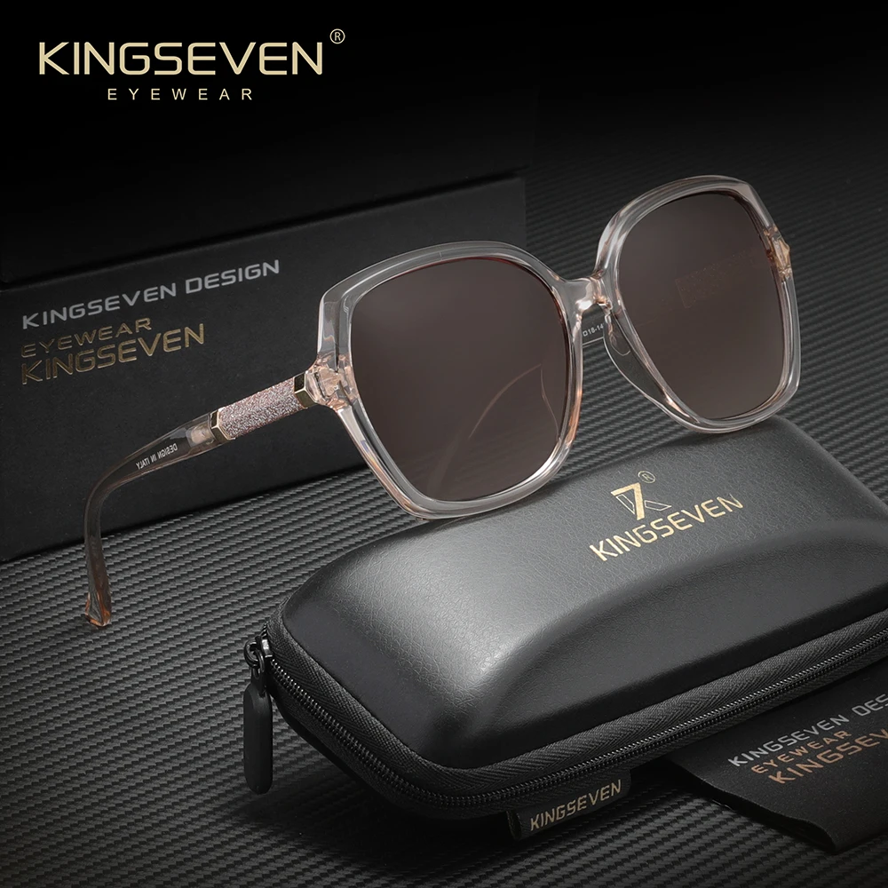 

KINGSEVEN поляризационные женские солнцезащитные очки с бабочкой, большая оправа, изысканные и красивые линзы TAC, очки для отдыха и вождения