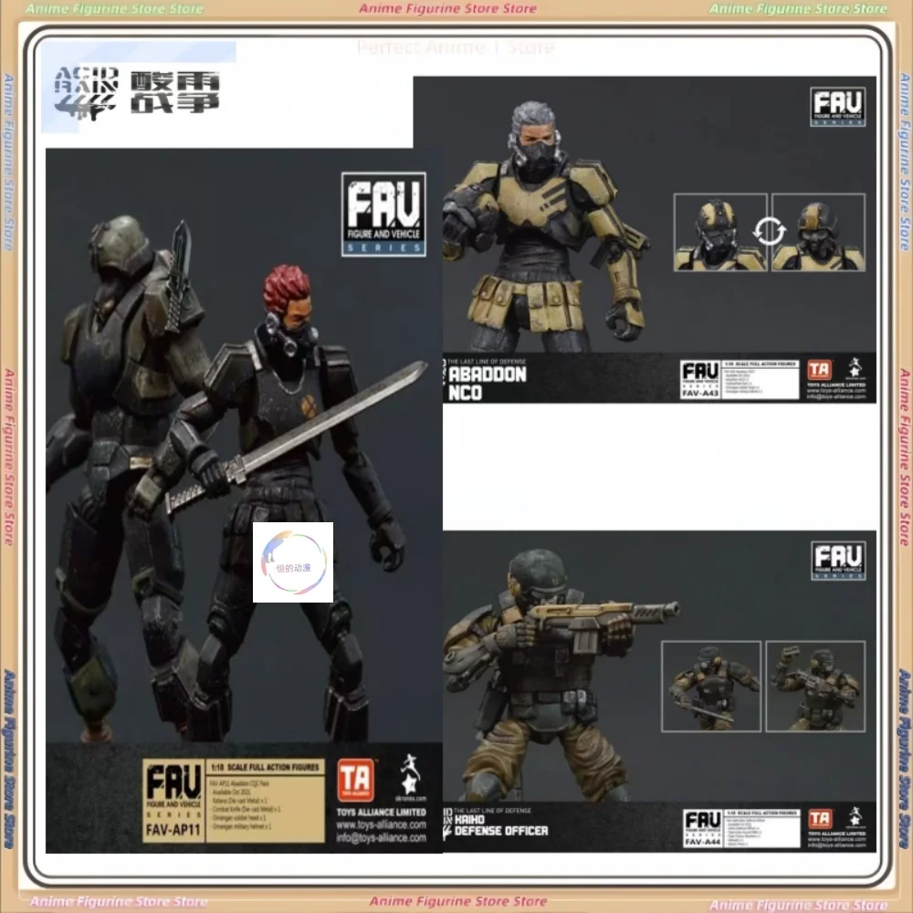 

Acid Rain War 3,75 дюйма A43 Hell Sergeant A44 Seafort Defence Officer A45 Bei Inu Hyobu AP11 Фигурка закрытия боевой активности