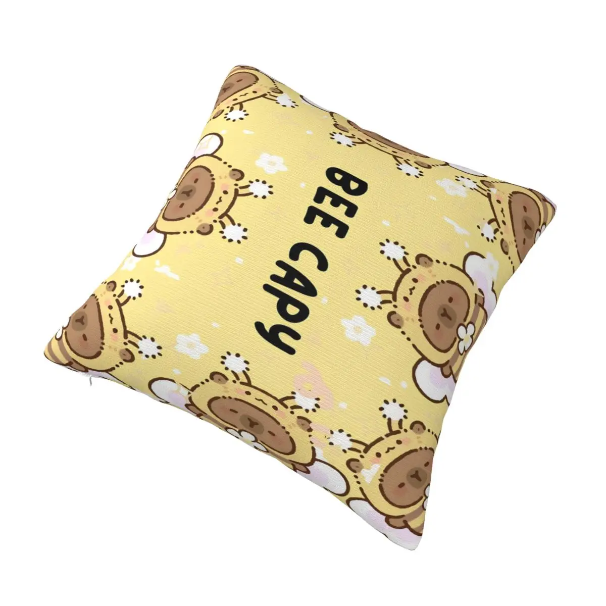 كابيبارا الكرتون كيس وسادة غطاء الوسادة لينة نمط وسادة غطاء الحديثة سادات ل أريكة ديكور المنزل #3