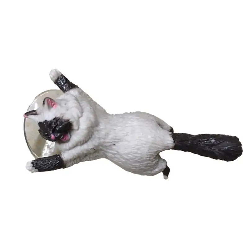 猫の形をしたユニバーサル携帯電話ホルダー,タブレット,吸盤,車のサポート,スマートフォン用の動物のデザイン