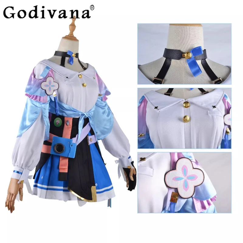 3月7日 コスプレ衣装セット レディースウィッグ ロールプレイ ロリータトップとスカートスーツ 女性用ハロウィンパーティー衣装 コミコン用