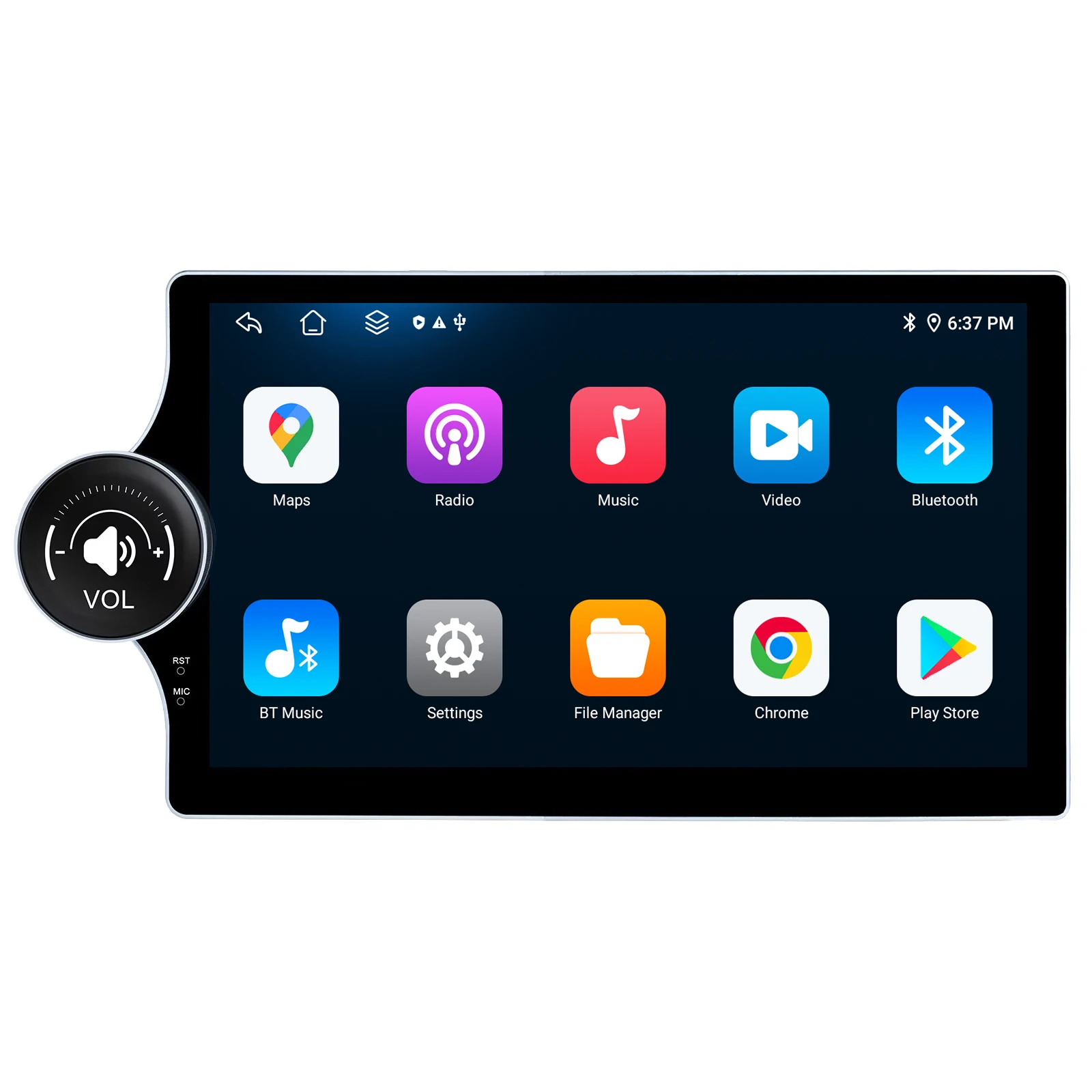 

Android 13 Car Navigation System With GPS Radio USB WIFI Touchscreen LCD Bluetooth-Enabled Amplifier RGB DSP Carplay Compatible