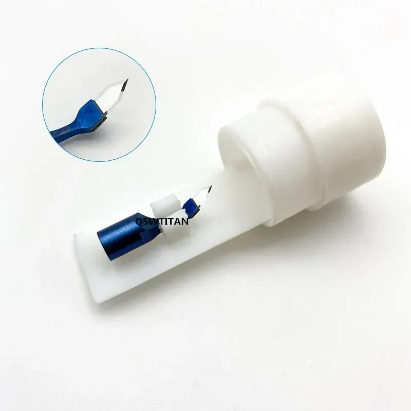 Lames de cornée transparentes en saphir, tête de couteau/pointe de couteau pour instrument chirurgical ophtalmique