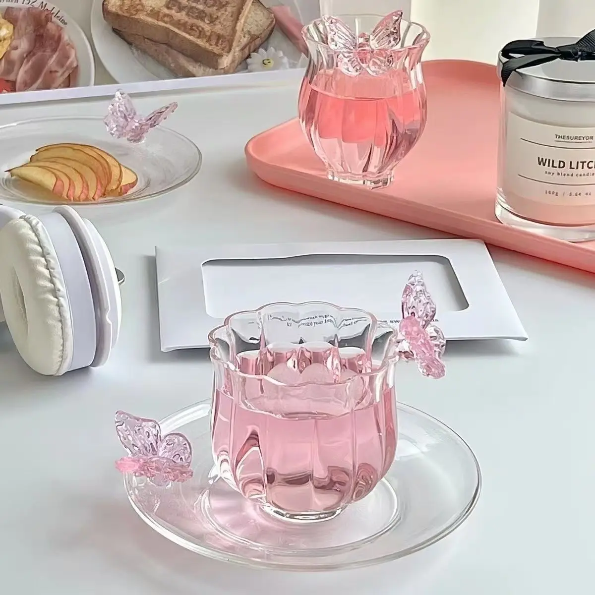 creative-glass-tea-cup-high-aesthetic-value-chrysanthemum-cup-coffee-cup-goddess-heat-resistant-tea-drinking-cup