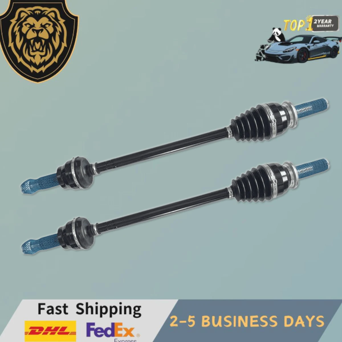 High Quality cars accessories 2pcs Rear pair Left C2D42133 C2Z4814 Right C2D42131 C2Z4812 Axle Shaft For Jaguar XK XF XJ F-PACE