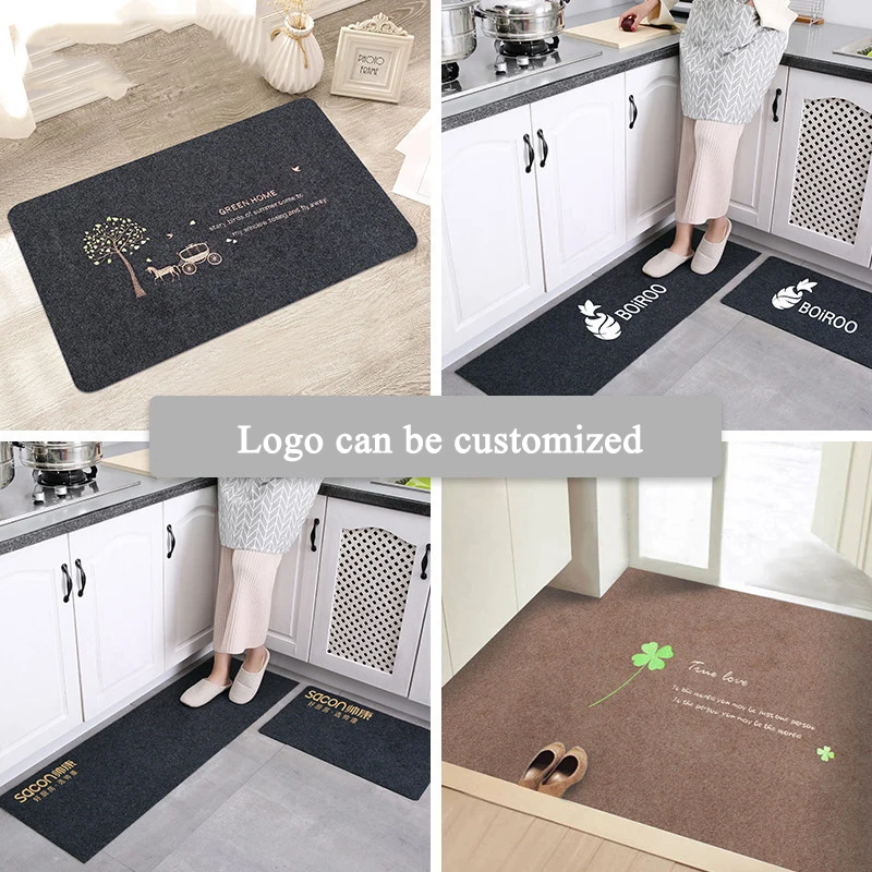 Door Mat Tapete Doormats Carpet Thin Non-Slip Kitchen Bathroom Room Pad Floor Home Mats Absorbent