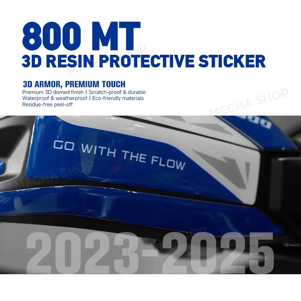 Kit de protection autocollant en résine 3D pour protège-mains de moto, accessoires pour 800 MT 800MT Explore 2023-2025