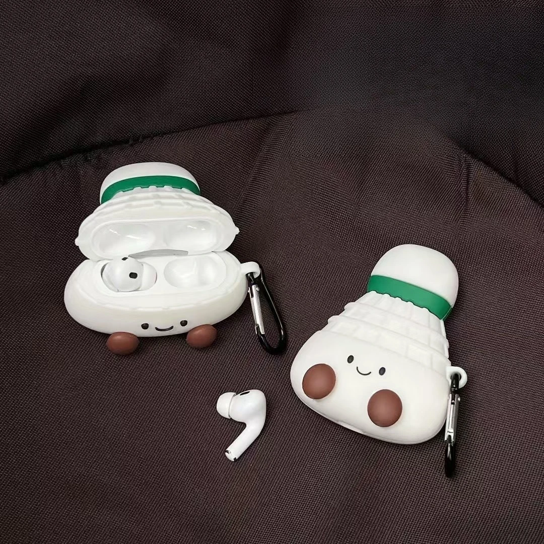 

Badminton Silicone Earphone Case for AirPods Pro2 Pro Wireless Bluetooth Headset Cover 1/2/3/4th Generation Protective Case