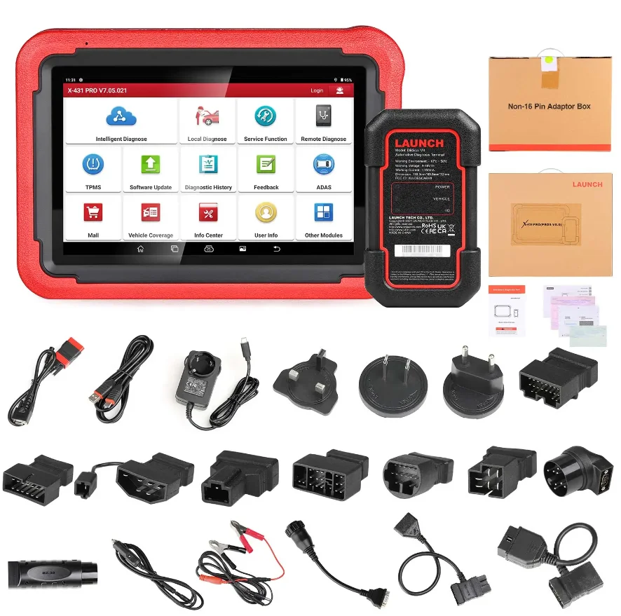 Car Scanner Diagnostic Tool 2023 LAUNCH X431 PROS V 5.0 With dbscar 7 +37 Special Functions CANFD & DOIP & Ecu Coding &tpms