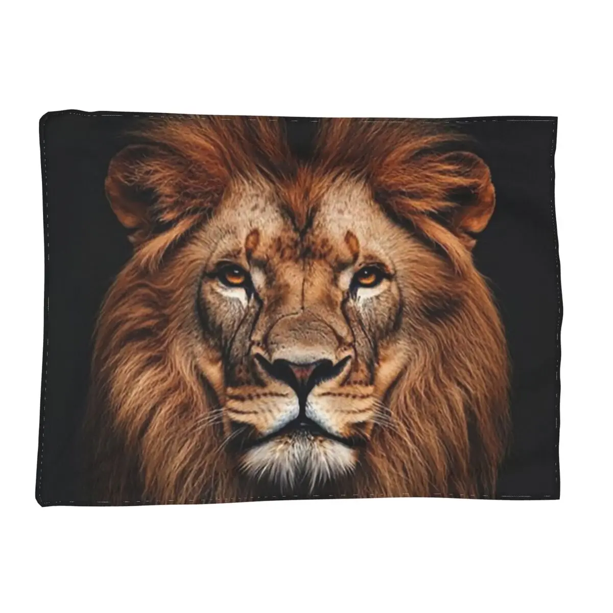 

Lion Colourful Painting Blanket Soft Warm Flannel Throw Blanket Bedspread for Bed Living room Picnic Travel Home Sofa
