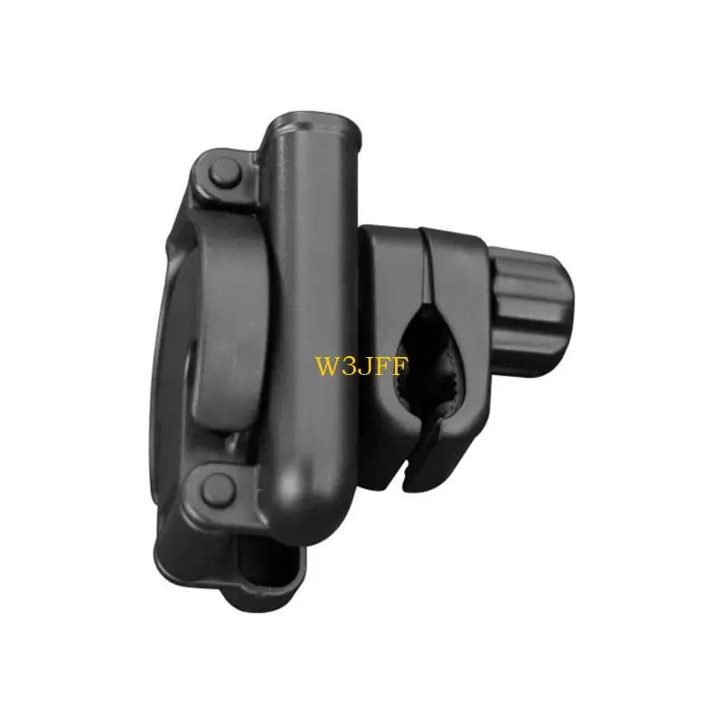 

W3JF Ergonomic Strollers Bottle Holder Anti Slip Grip Phone Mount 360 Rotating Clamp