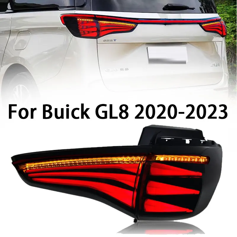 Tail Lamp for For Buick GL8 Taillight Assembly 2020-2023 Avenir Taillight Refit Tail Light Fog LED Streamer Turn Signal Running