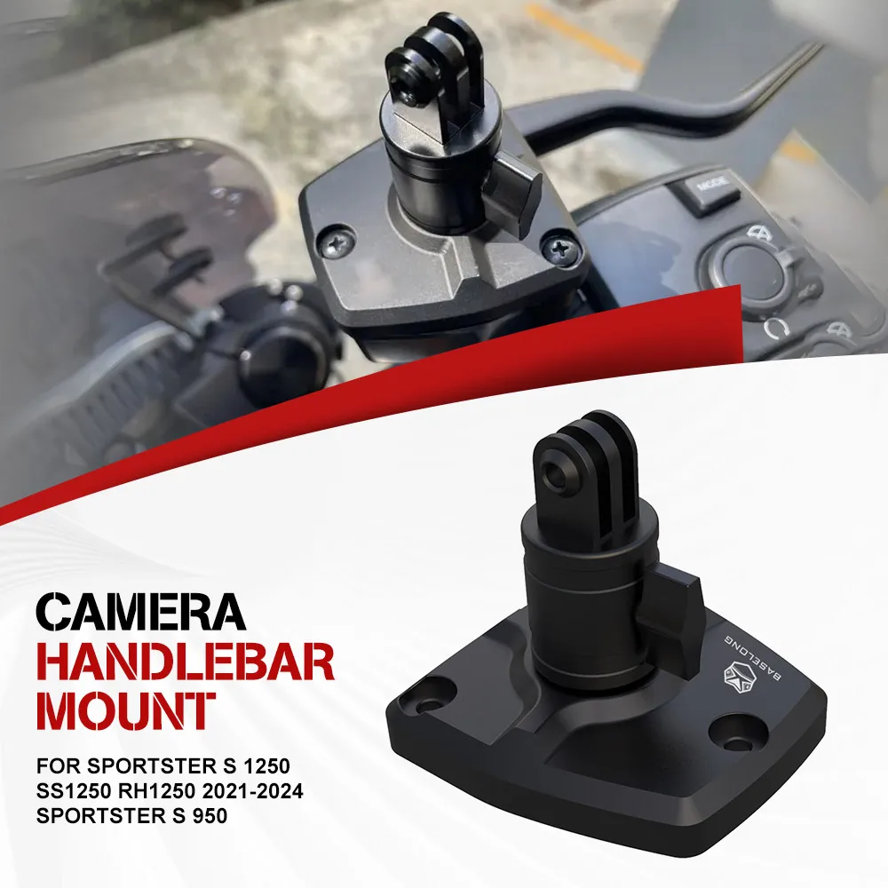 

Motorcycle Camera Mount Handlebar Mount for Sportster S 1250 SS1250 RH1250 2021-2023 2024 Sportster S 950 Motorcycle Accessories