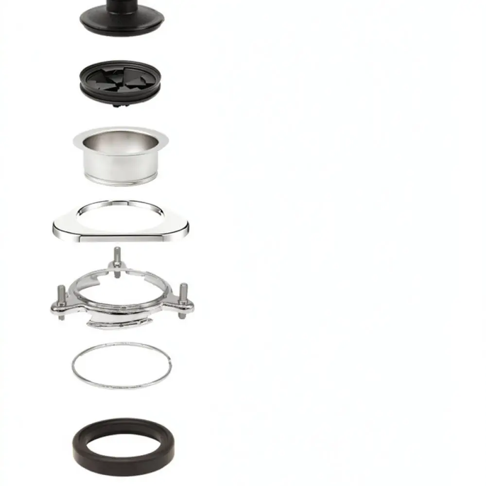Replacement Mounting Flange Kit For For Qingdu Food Waste Disposer Sink 3 Point Lock Garbage Crusher Accessory Part