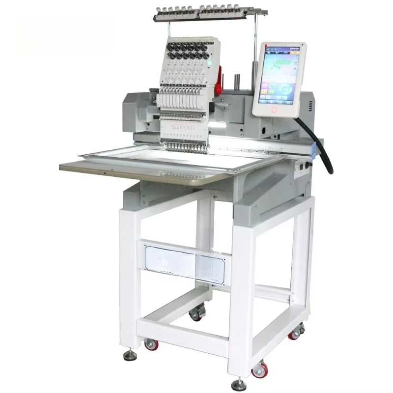 Computerized Embroidery Machine High Quality 12 Needle Industrial Sewing Equipment For Home Factory Use