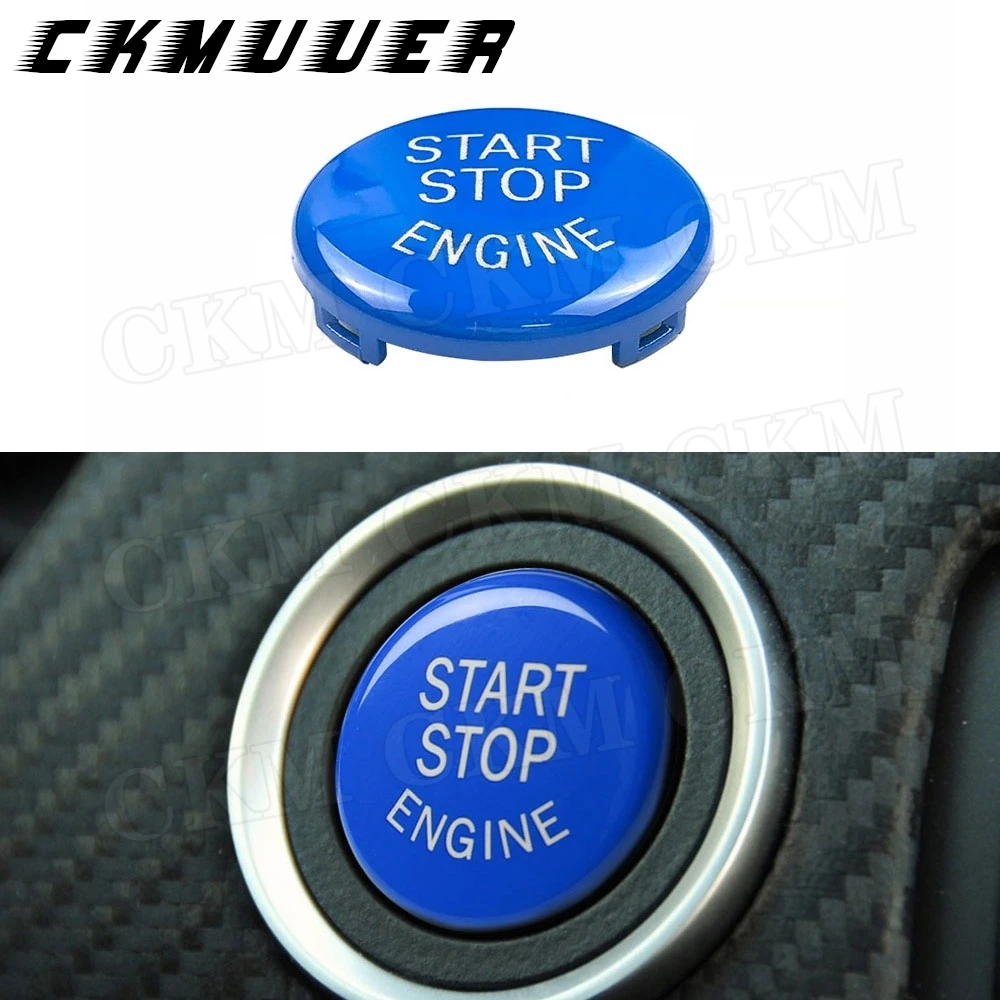 

CKMUUER Высококачественная крышка кнопки запуска двигателя для BMW E70 E72 E90 E91 E92 E93 E60 E61 E84 Автомобильные аксессуары