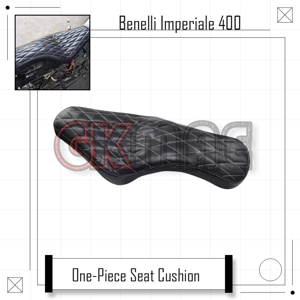 

For Benelli BJ Imperiale 400 Motorcycle Modified Seat Cushion Double One-Piece Seat Cushion Camel Hump Stool Fit BJ400-8