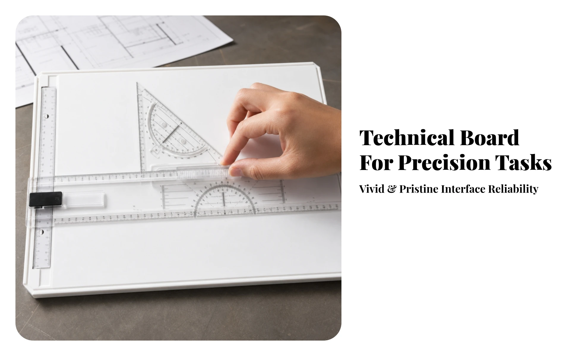 Drafting Board with Ruler Transparent Drawing Board with Protractor Multifunctional Accurate for Engineers, Engineering Drafting Board with Ruler Transparent Drawing Board with Protractor Multifunctional Accurate for Engineers, Engineering