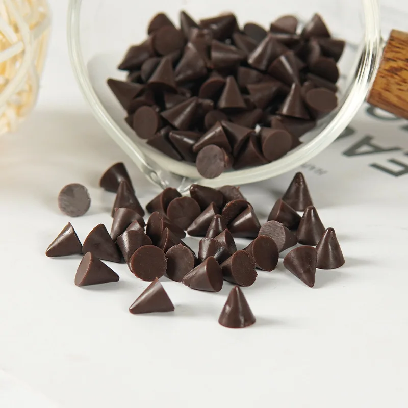 30pcs Mini Conical Chocolate Cone Model DIY Crafting Kit Miniature Realistic Food Replica Cake Dessert Making Doll Accessories