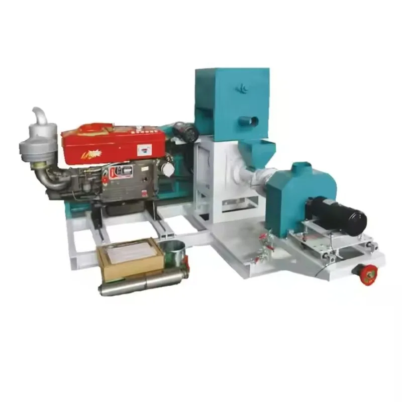 

Diesel Engine Animal Pet Catfish Shrimp Food Making Extruder Floating Fish Feed Pellet Machine