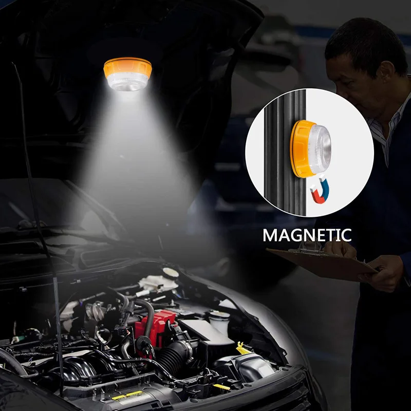 

1/2/4 шт. 2 типа портативный магнитный сигнальный светильник для автомобиля аварийная вспышка лампы авто ремонт освещение аварийное освещение хит продаж