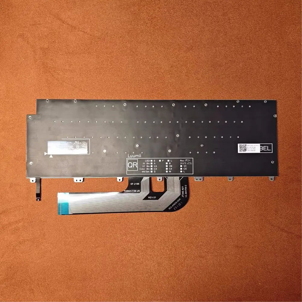 Teclado original para dell xps16-9640, 0ynr78