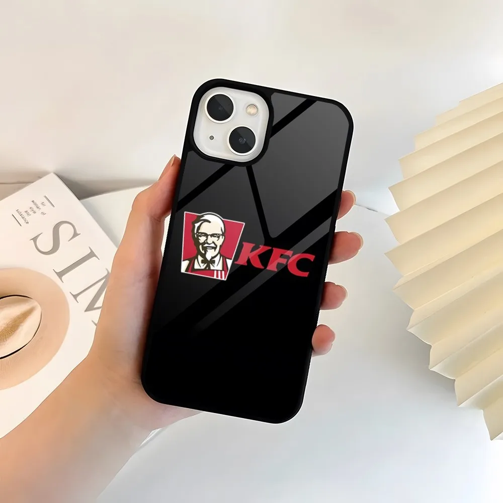 K-KFC Fried Chicken Food Phone Case PC+TPU For Iphone Apple 12 Pro Max 1115 13 14 Mini 6S 8 7 Plus X Xs XR Luxury Back Cover