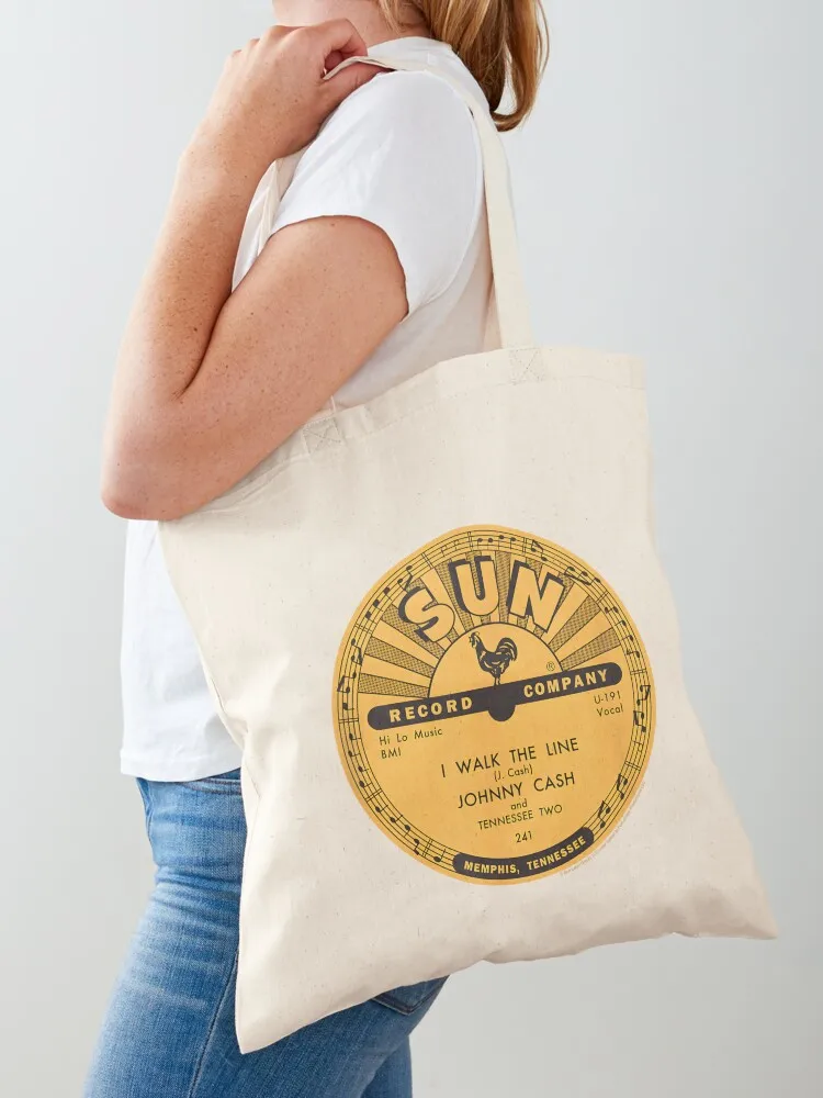 Records I Walk Tote Bag canvas tote bags personalized tote great bag Canvas Bag