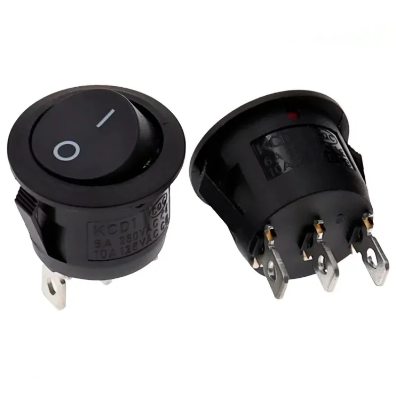 

100 шт., круглые мини-переключатели 22 мм диаметром