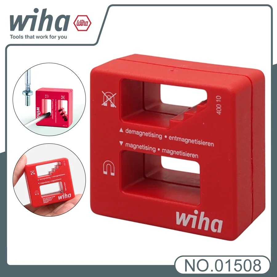 

Wiha NO.01508 Demagnetizer/Magnetizer Makes Tools Magnetic for Screwdriver Bits and Tips