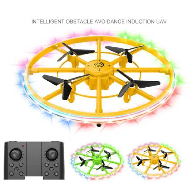 F181 UFO RC Mini Quadcopter Induction Drone Smart Watch Remote Sensing Gesture Aircraft Hand Control Drone Altitude Hold Kids