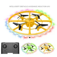 F181 UFO RC Mini Quadcopter Induction Drone Smart Watch Remote Sensing Gesture Aircraft Hand Control Drone Altitude Hold Kids