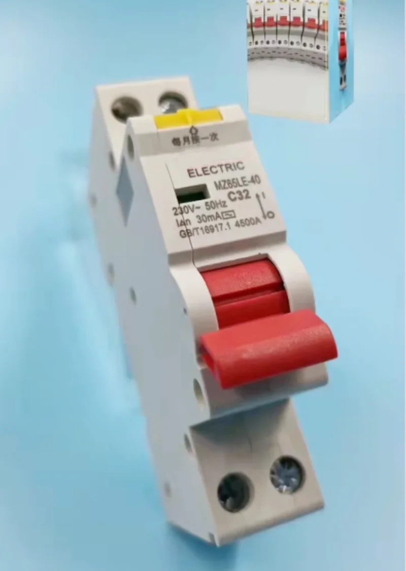 Rcbo 18MM DZ47 1P 2P